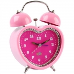 Der Wecker Herz Diamonds - pink