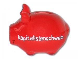Die Spardose Kapitalistenschwein