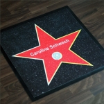 Fußmatte Original Hollywood Walk of Fame - bedruckt mit Ihrem Namen