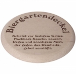 Bierdeckel für den Biergarten