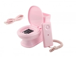 Das witzige Toiletten Telefon in rosa