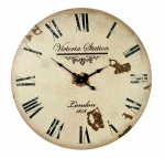 Die 60cm Wanduhr - Victoria Station London 1858