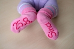 Die individuellen Picassolino Babysocken Rosa/Hellblau