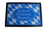 Exklusive Fussmatte - 0,24 m² Freistaat Bayern