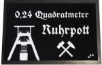 Fußmatte - 0,24 Quadratmeter Ruhrpott