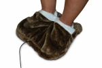 Fusswärmer USB braun gegen kalte Füße